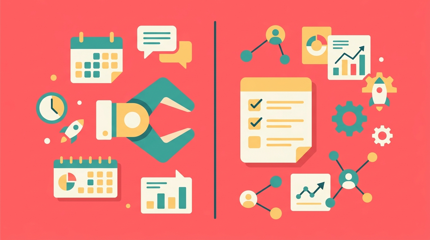 WorkClaw vs Taskade comparison - AI teammates versus the AI-native workspace